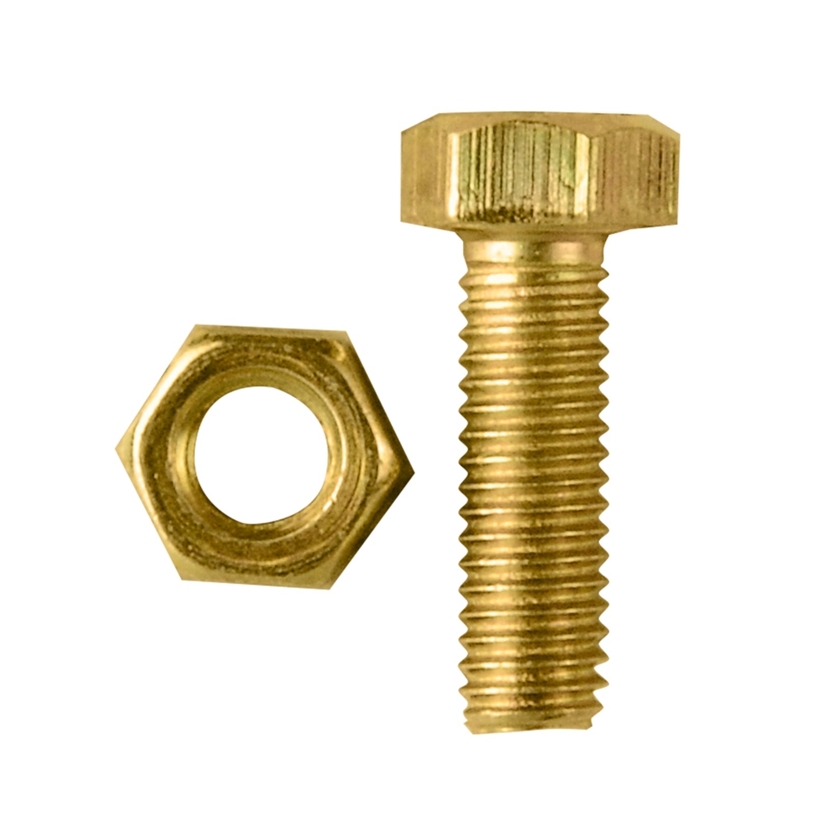 Pinnacle M5 x 16mm Hi-Tensile Hex Bolt and Nut - Yellow Zinc, 10 Pack