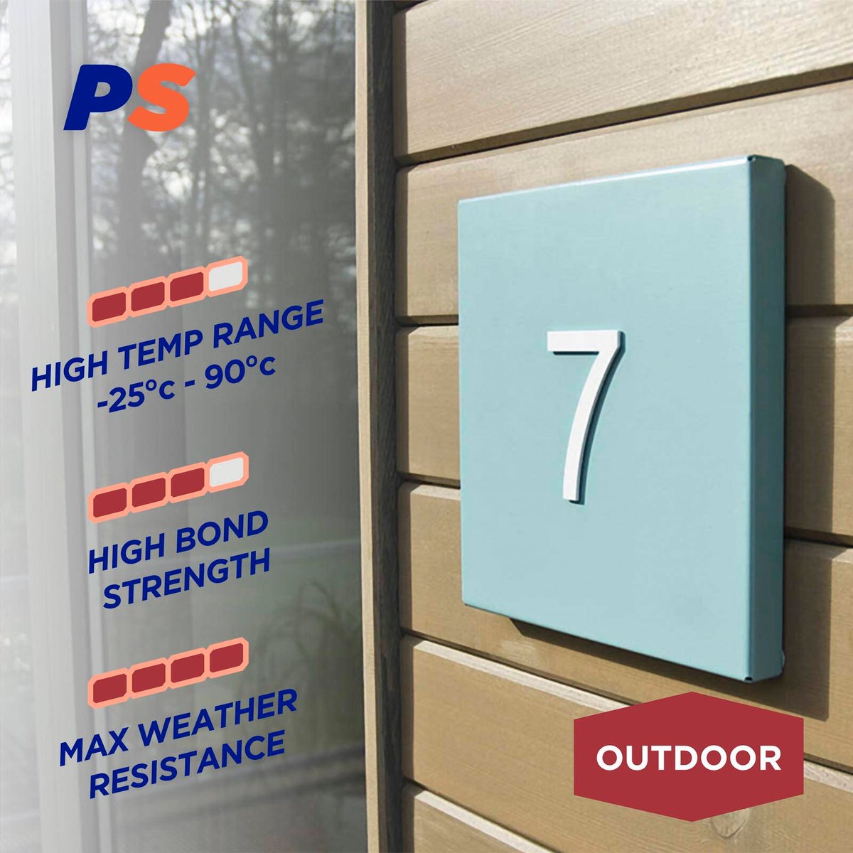 Permastik Outdoor Mounting Tape - 5m x 24mm - Foam - High Bond Strength - SuperSaverAU - view 4