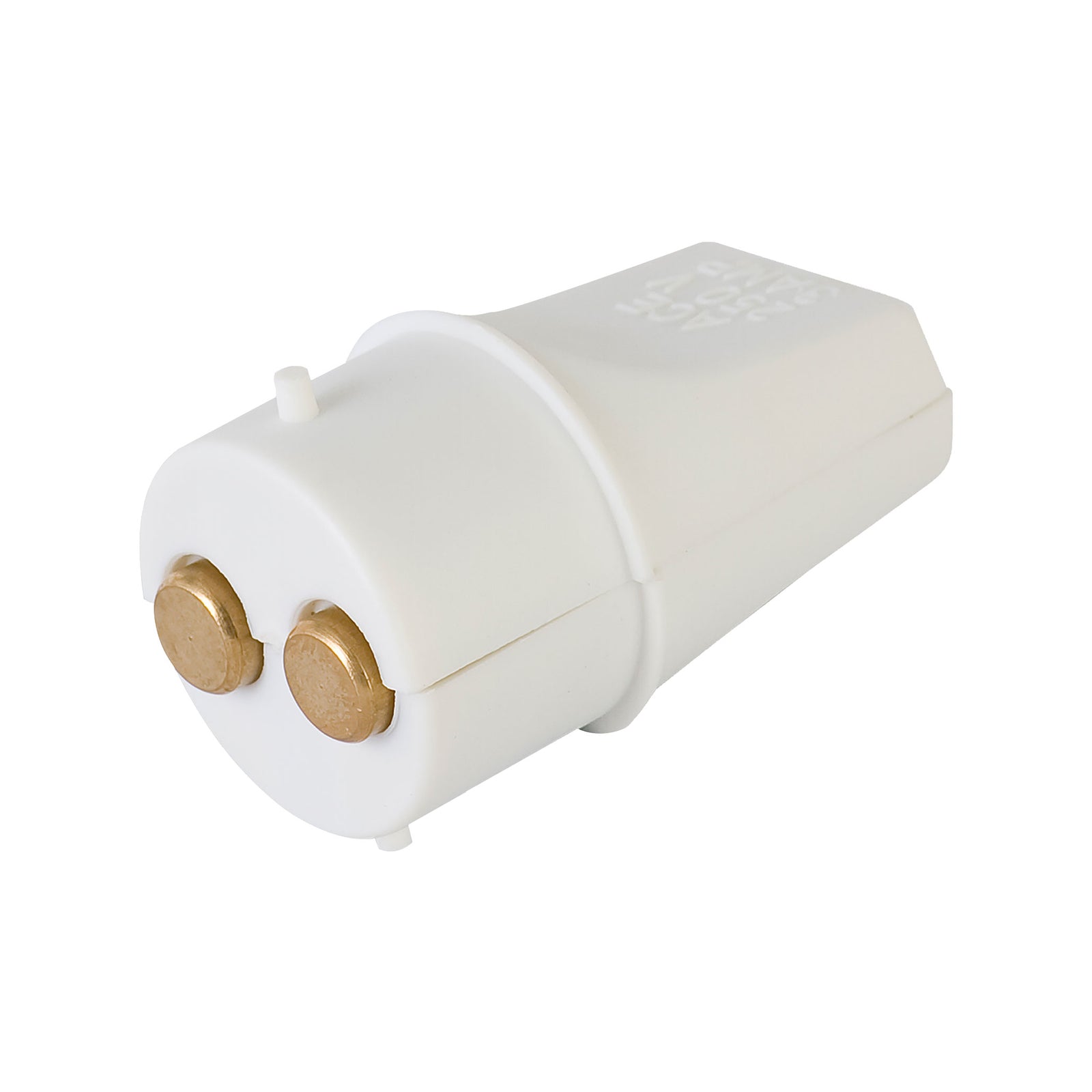 DETA B22 Bayonet Adaptor Plug 240V 3A White Polycarbonate 6314B