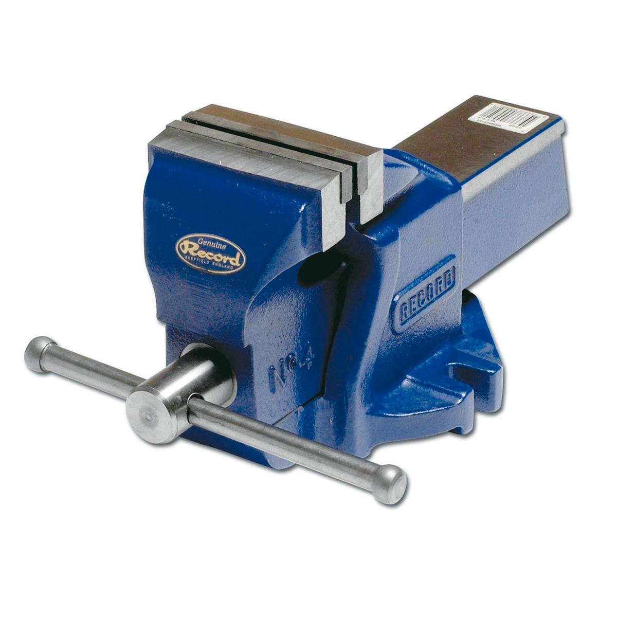 Irwin Record No.3 100mm Engineers Bench Vice Grey Iron with Acme Thread