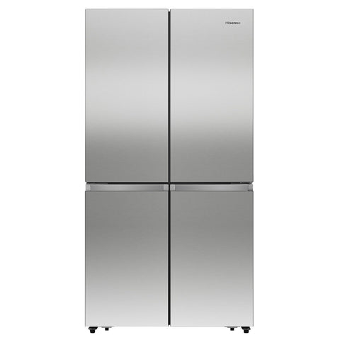 Hisense 609L French door fridge - stainless steel, inverter compressor, 3 star energy rating - HRCD610TS