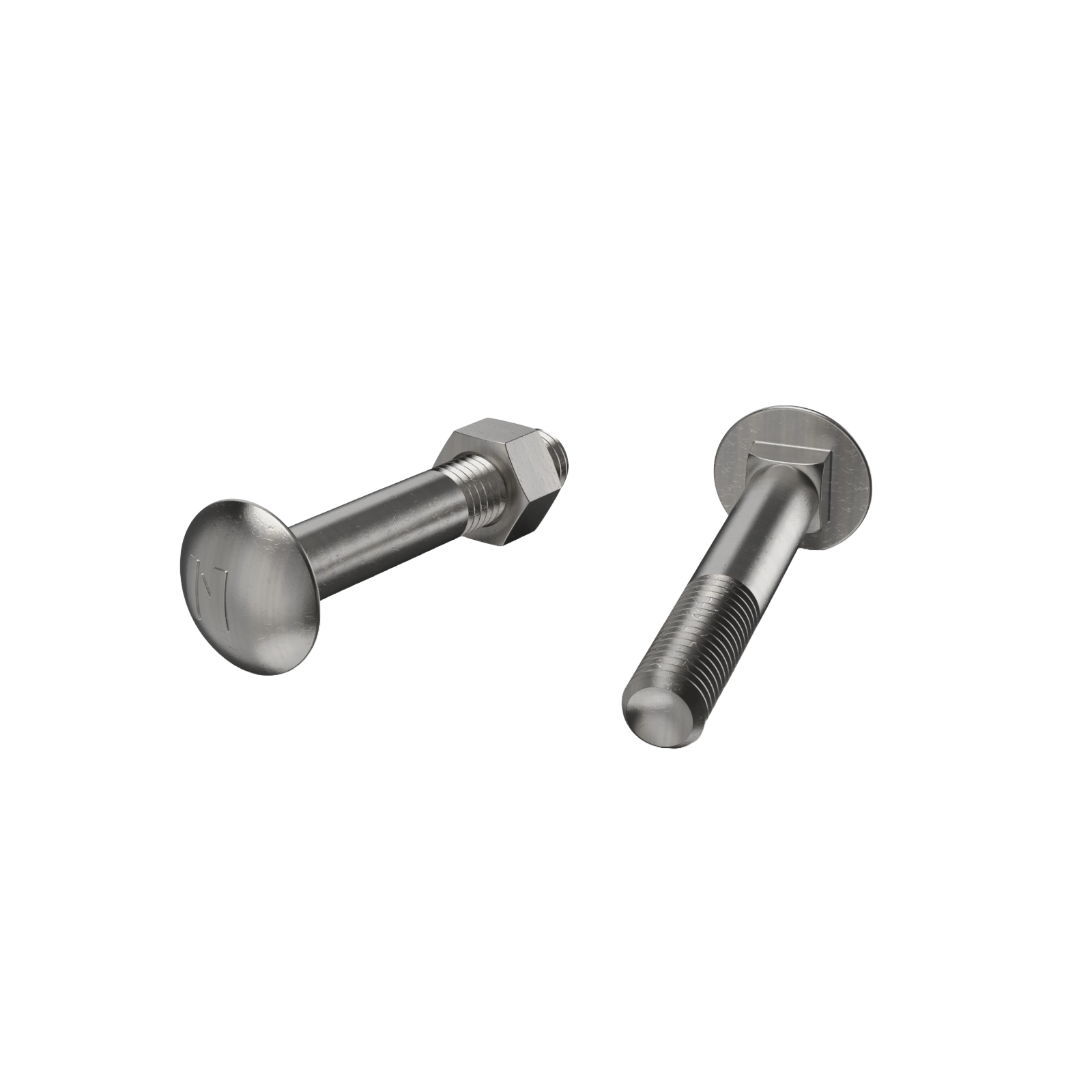 Zenith M12 x 75mm Stainless Steel 304 Cup Head Bolt and Nut
