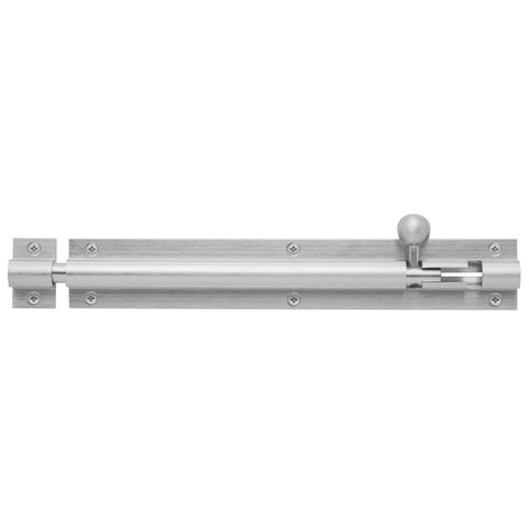 Delf Trade Barrel Bolt 200 x 32 x 9.5mm Satin Chrome - Zinc Alloy
