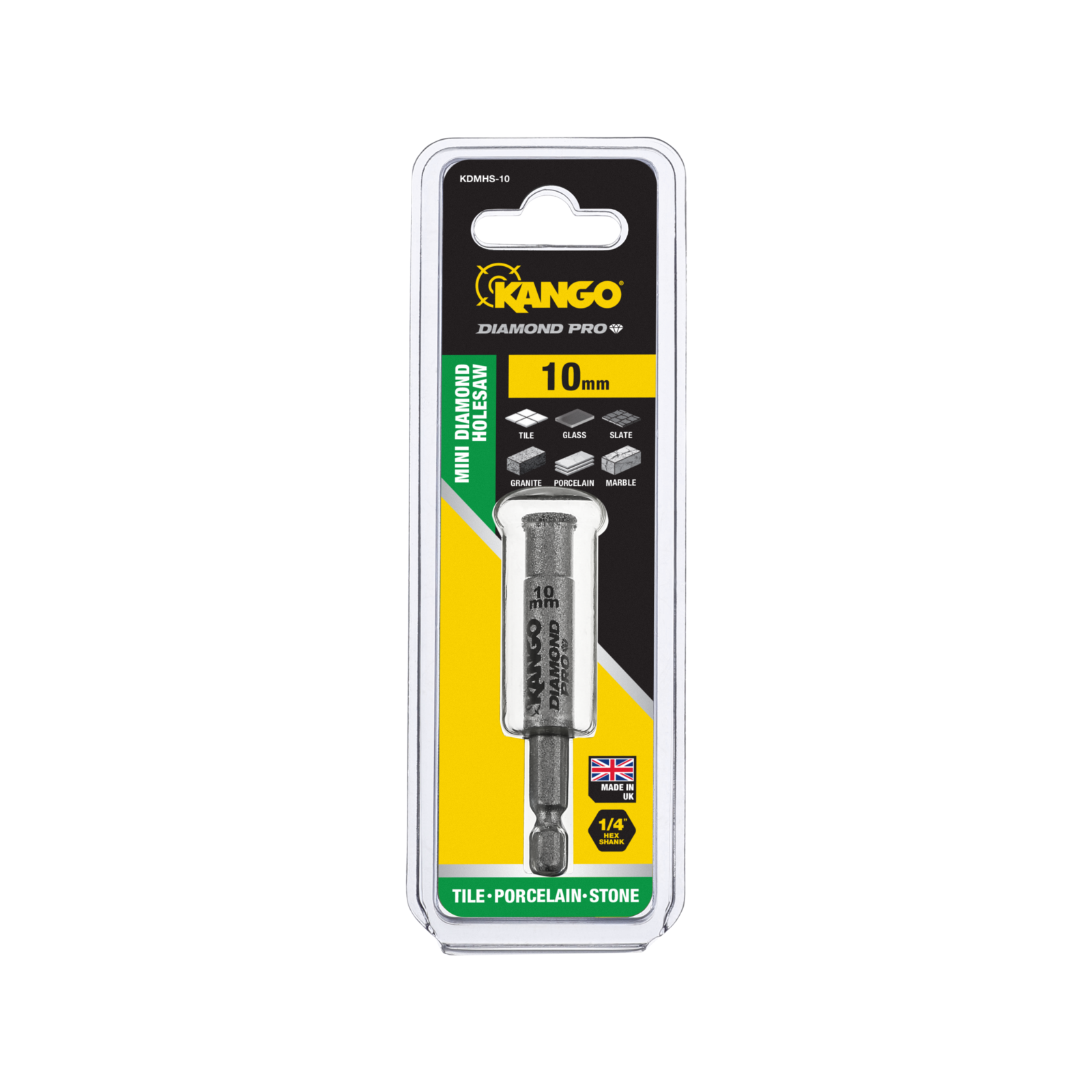 Kango 10mm Yellow Diamond Pro Mini Holesaw