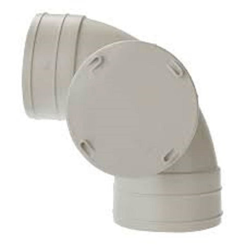 Holman 100mm 88° F-F PVC DWV Side Access Bend DWVF0102