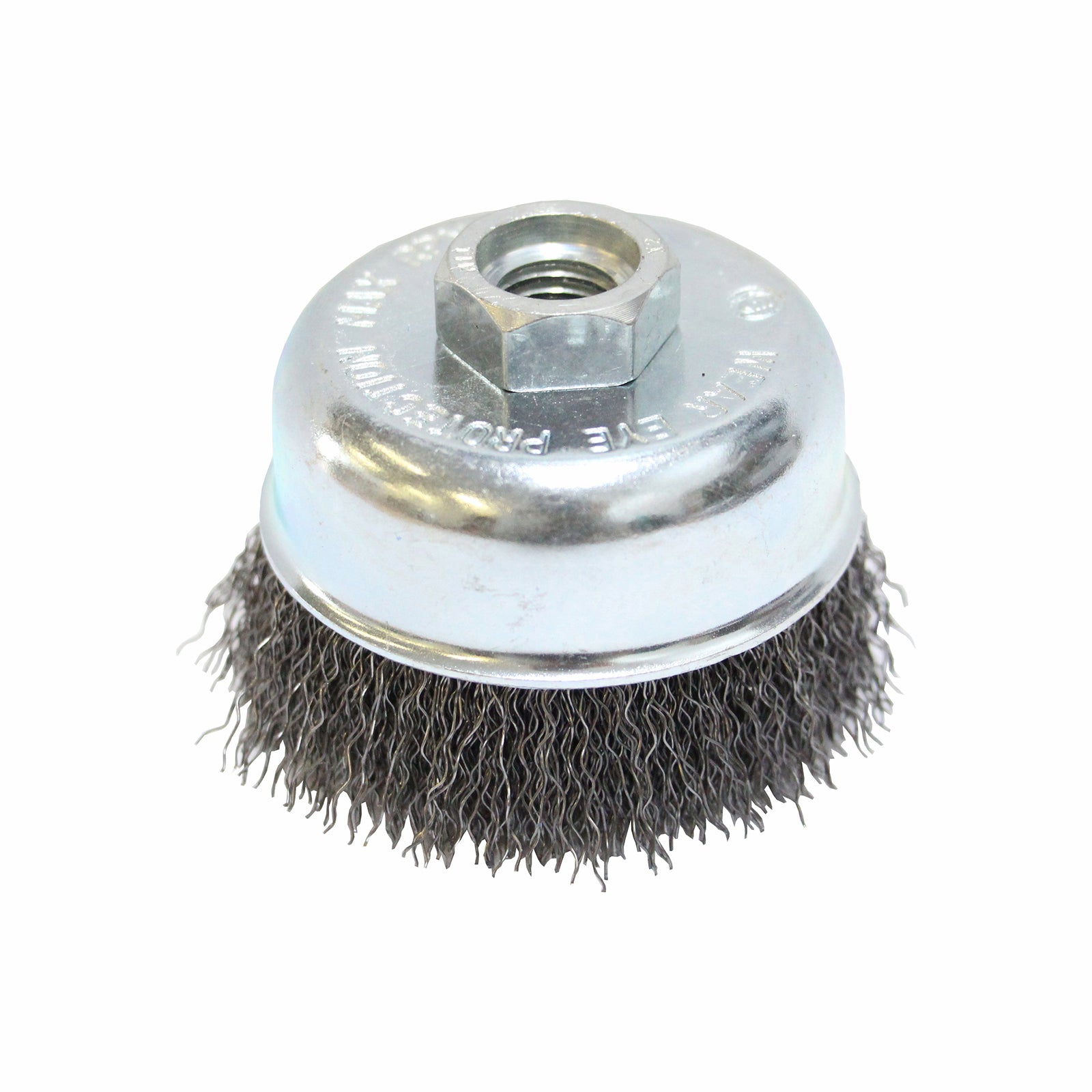 Craftright 75mm Crimped Cup Brush HD Steel Wire for Angle Grinders Surface Prep