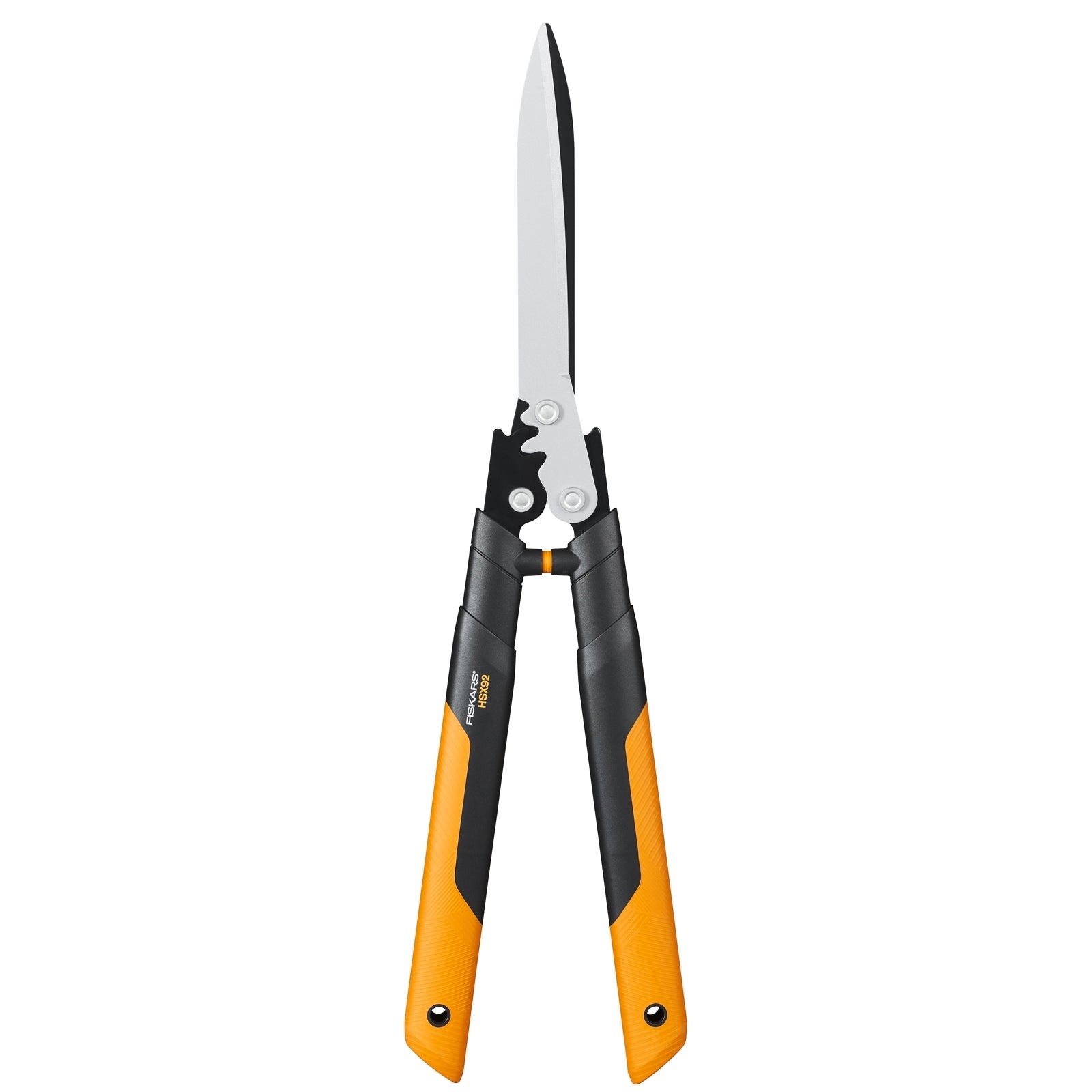 Fiskars PowerGearX HSX92 Hedge Shear, 280mm Hard Steel Blade, FiberComp Handle, Gear Driven