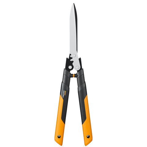 Fiskars PowerGearX HSX92 Hedge Shear, 280mm Hard Steel Blade, FiberComp Handle, Gear Driven