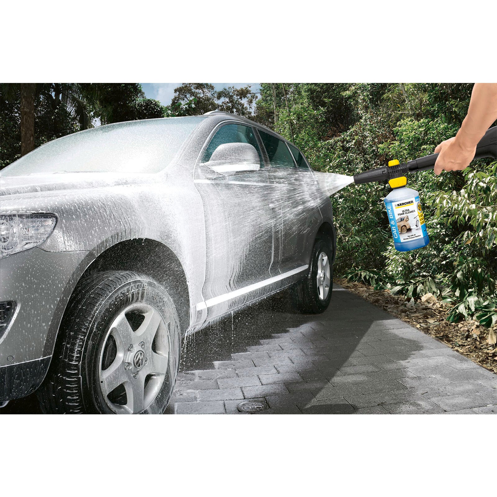 Karcher FJ 10 C Connect 'n' Clean Foam and Care Nozzle with 1L Ultra Foam Cleaner
