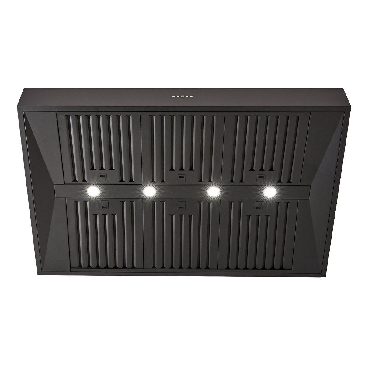 Schweigen 120cm Wall Mounted BBQ Rangehood - Black, 3200m³/h, Single External Motor - CL7372BSEPAK