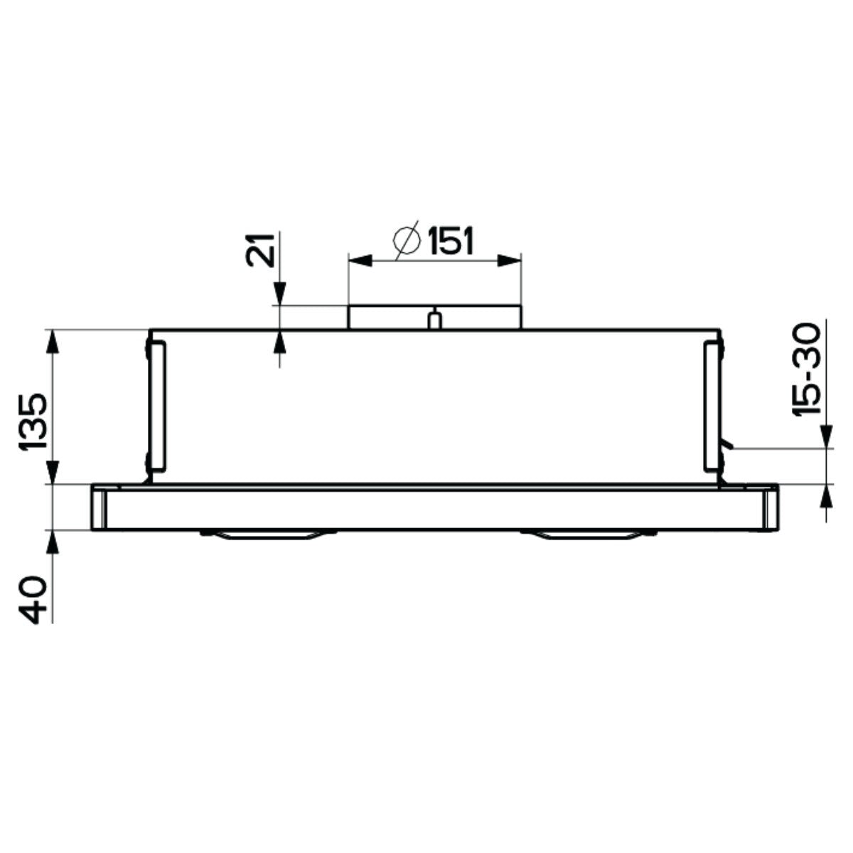 Smeg 90cm Slideout Rangehood - Stainless Steel Facia, Boost Function, 440m³/h - STH900X1