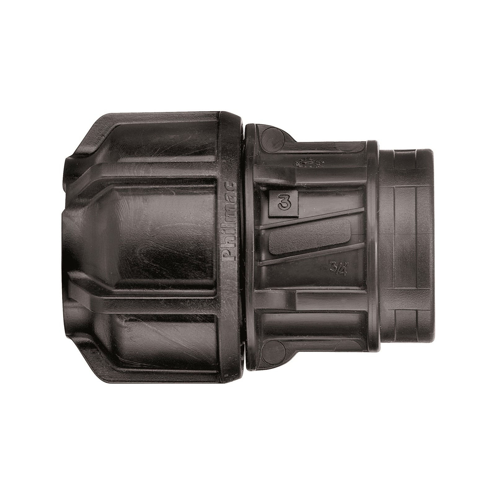 Philmac 3G 32mm x 1-1/4" Metric Poly x FI BSP Pipe End Connector