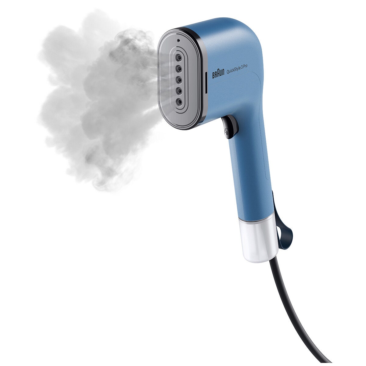 Braun QuickStyle 3 Pro garment steamer - 1100W, FastSteam, sanitisation function, blue - GS3024BL