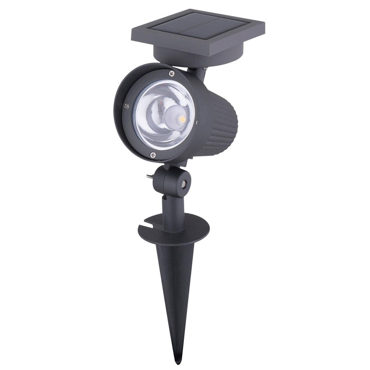 Arlec 30 Lumen Solar LED Garden Spot Light Ground Stake LVS020