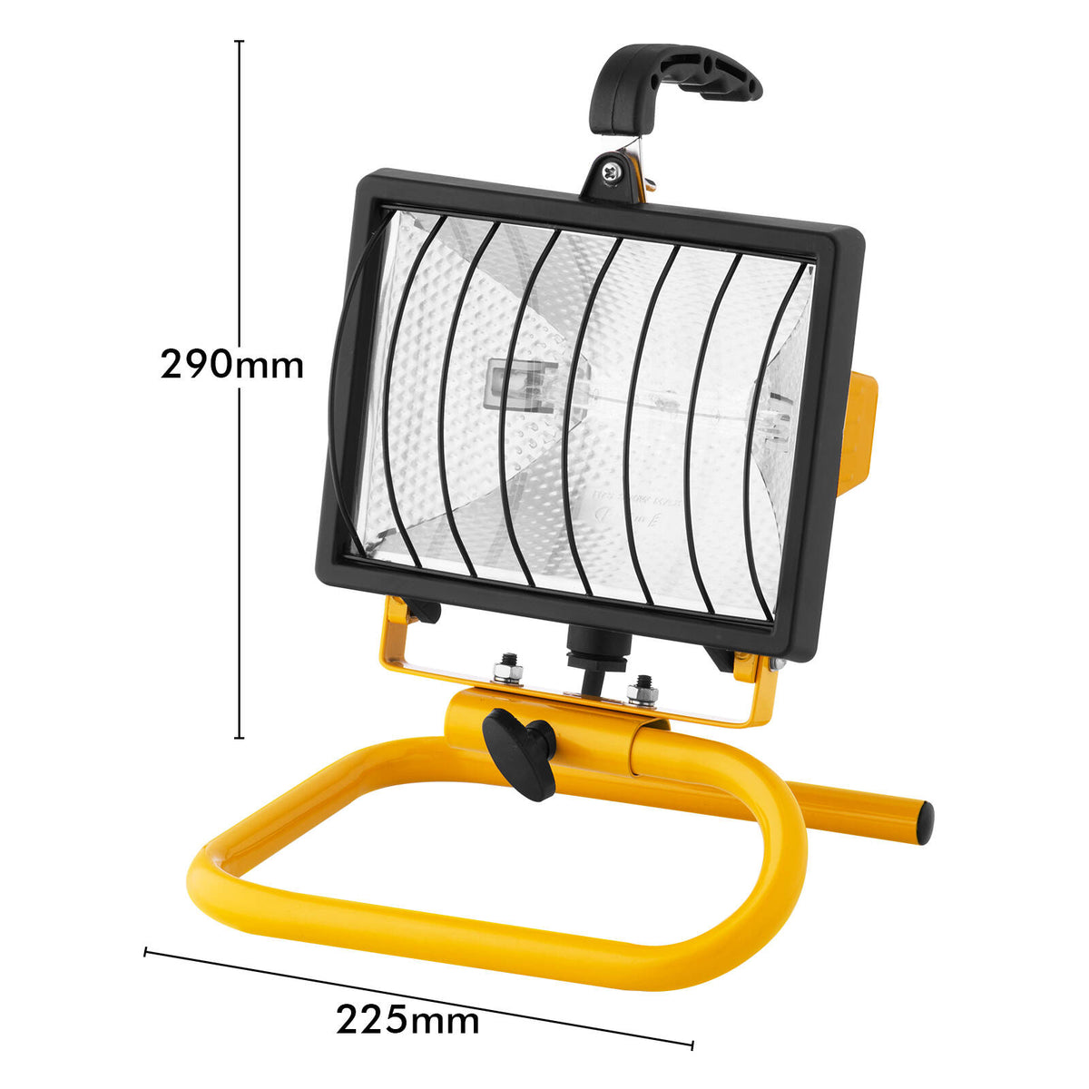 Arlec 500W Portable Halogen Worklight HL110 R7S Aluminium Weather Resistant Outdoor