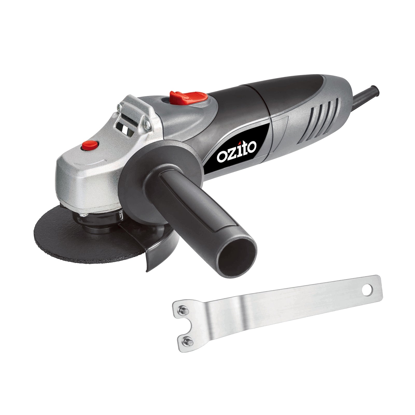 Ozito 100mm 850W Angle Grinder AGS-4050, 4 Inch, Side Handle, Spindle Lock, 12000 RPM