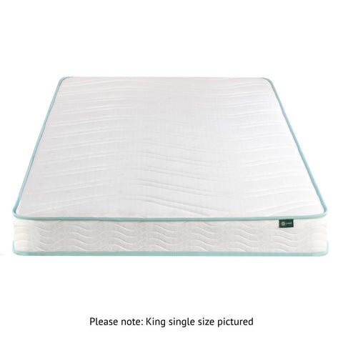 Zinus King Single 15cm Bonnell Inner Spring Mattress - Quilted Cover - CertiPUR-US - AU-MSSAO1ZC-06B