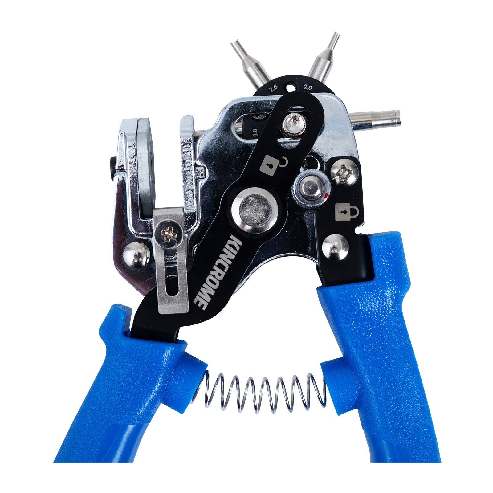 Kincrome 6-in-1 Adjustable Leather Punch 2mm to 4.5mm Rotating Wheel