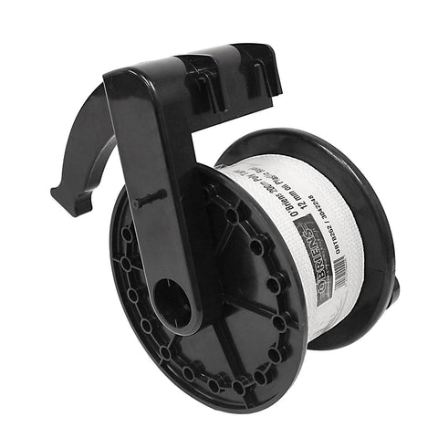 O Briens Electric Fencing Polytape Reel 12mm x 200m - White - Durable - SuperSaverAU - view 1