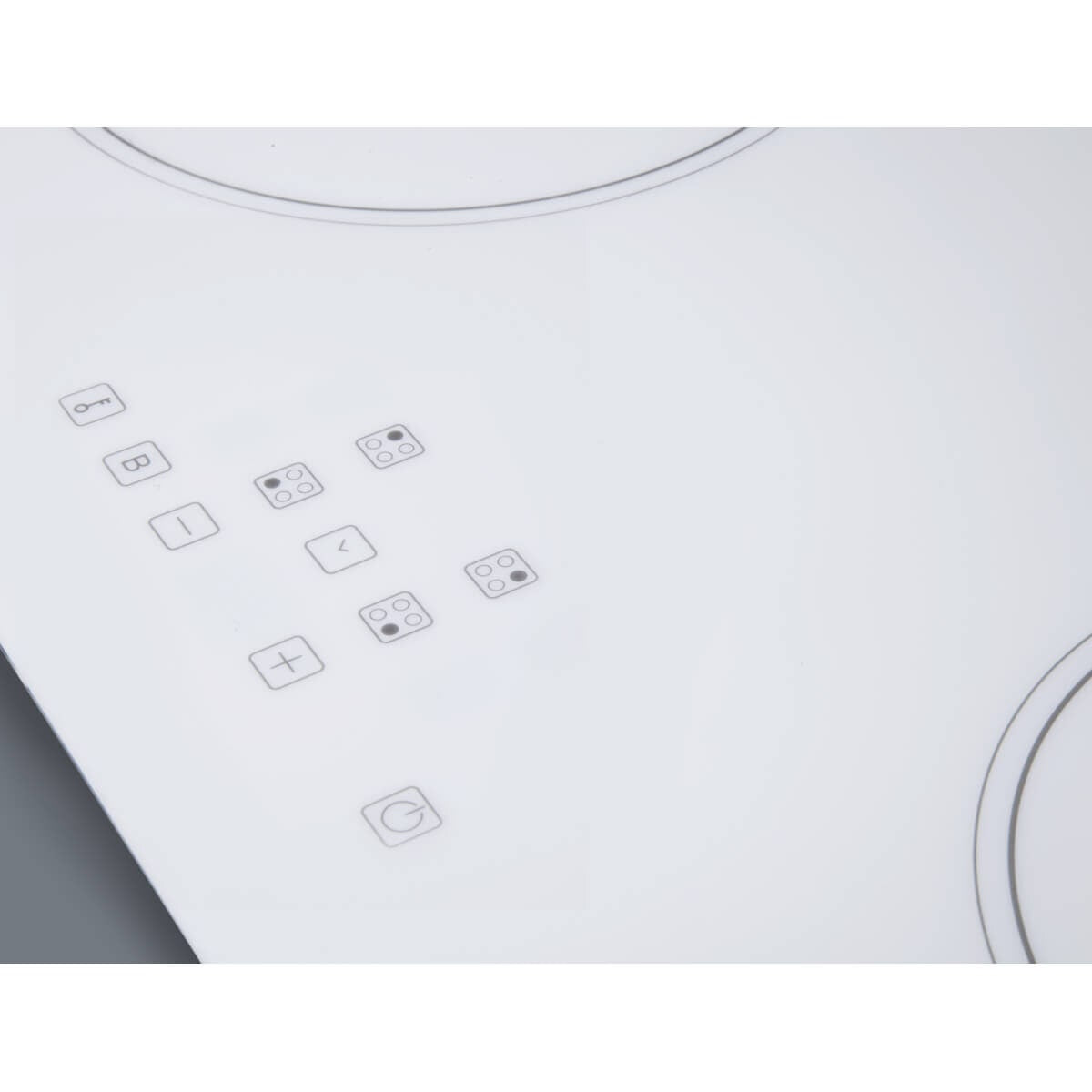 Artusi 60cm White 4 Zone Induction Cooktop - Schott Ceramic Glass, Boost, 99 Minute Timer - CAID6000W