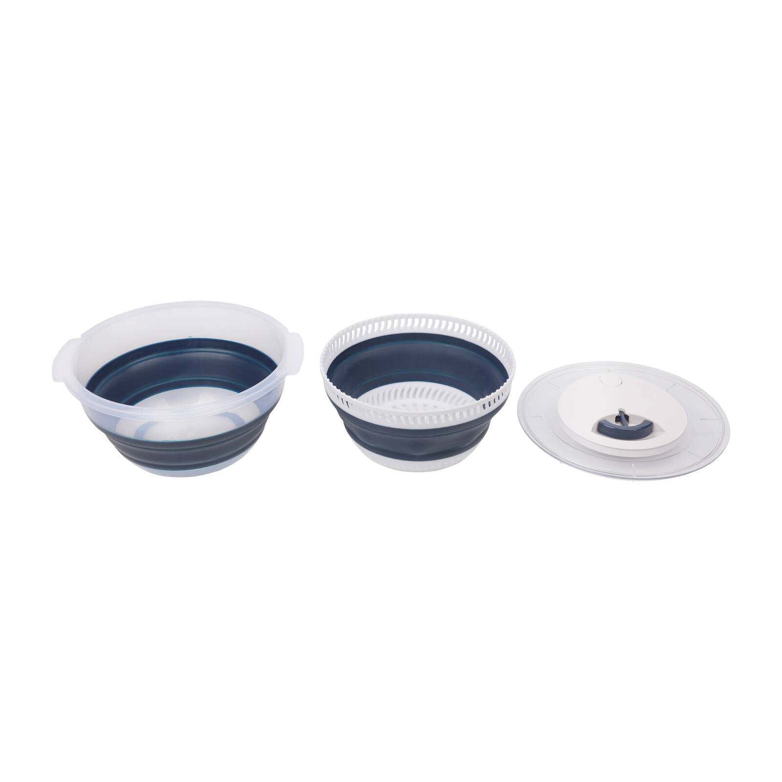 All Set 4.5L Collapsible Salad Spinner and Colander Camping Kitchen