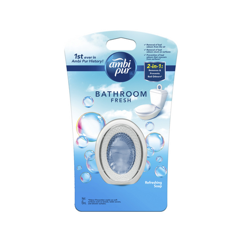 Ambi Pur 2 in 1 Bathroom Freshner Refreshing Soap - 6mL - Odour Eliminator - SuperSaverAU - view 1