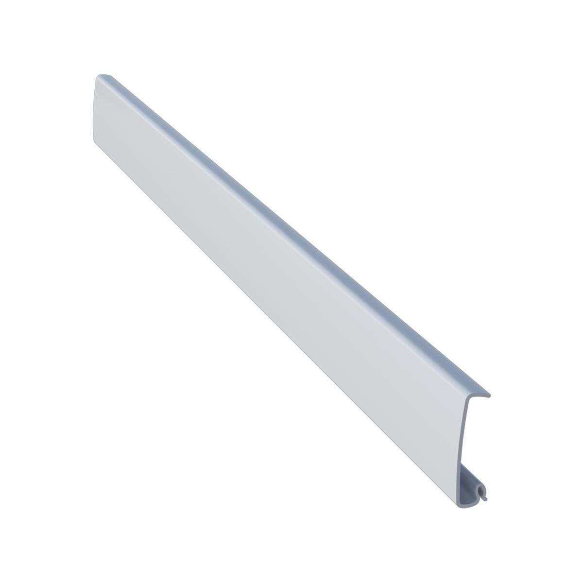 Flexi Storage Home Solutions White Double Slot Hang Track Cover - 558mm Plastic Spacer