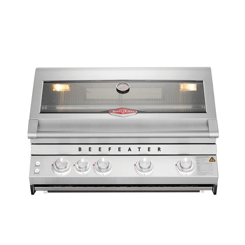 Beefeater 7000 Premium 4 Burner Built-In LPG BBQ - Stainless Steel, LED and Halogen Lighting - BBF7645SA
