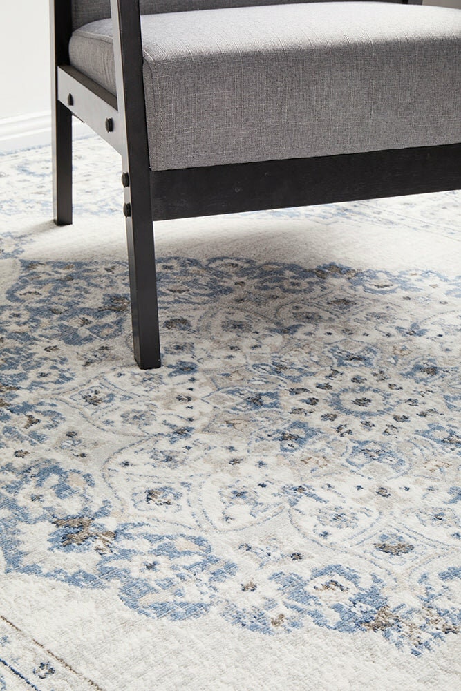 Rug Culture Emotion Extra Large Rug 330x240cm - Multi-coloured Power Loomed Polyester - EMO77BLUE330X240