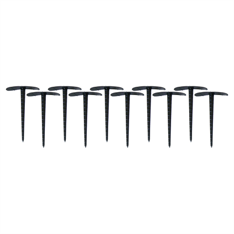 Lotus Collection 14cm Weedmat Pin 10 Pack with Large Flat Head