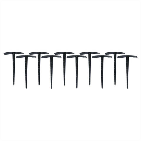 Lotus Collection 14cm Weedmat Pin 10 Pack with Large Flat Head