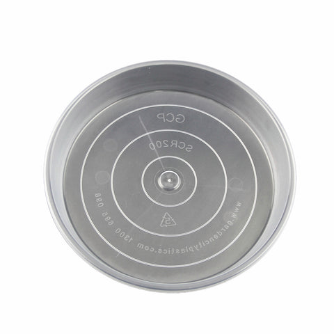 Garden City Plastic Clear 200mm Round Grow Pot Saucer