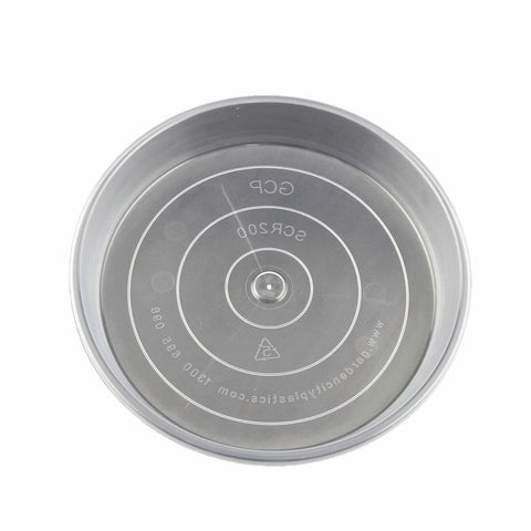 Garden City Plastic Grow Pot Saucer - Clear 200mm - Durable Water Catcher - SuperSaverAU - view 1