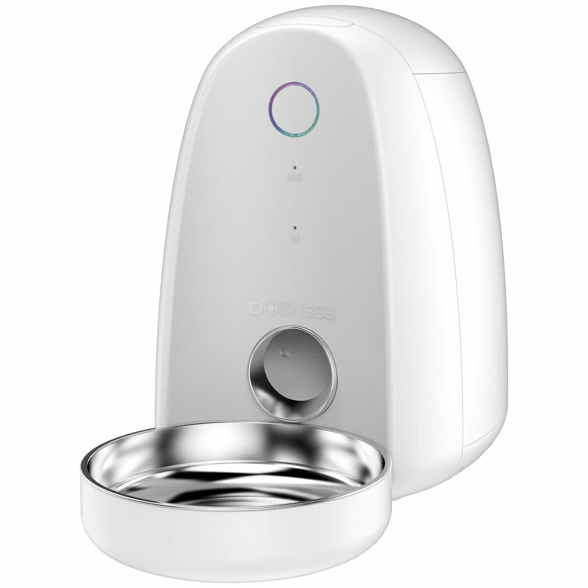 Dogness smart compact auto pet feeder - 2L hopper, app scheduling, 5 to 75g portions, Wi-Fi - 10426