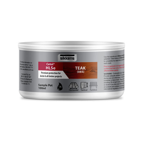 Sikkens 100ml Teak Cetol HLSe Timber Finish Oil Based