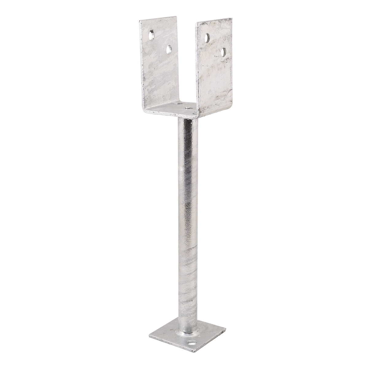 Pryda 300 x 75mm M10 Full Stirrup Galvanised Steel Bolt Down Post Anchor