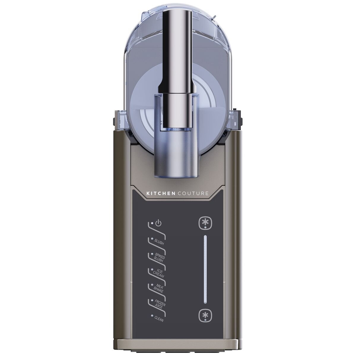 Kitchen Couture Slushie and Soft Serve Maker - 2L Bowl - Built-in Compressor - Dark Grey - 10005719