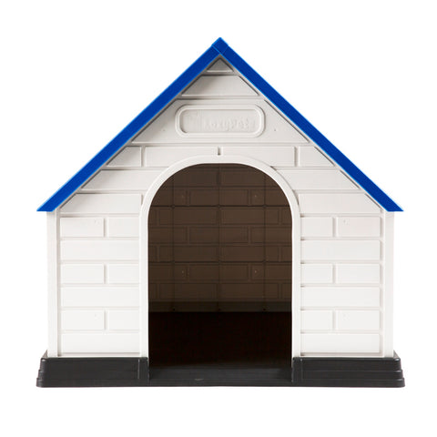 LazyPets 87 x 92 x 86.6cm Plastic Large Outdoor Dog Home