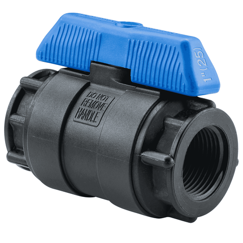 Philmac 2" 50mm FI x FI Ball Valve Polypropylene PN16 1600kPa