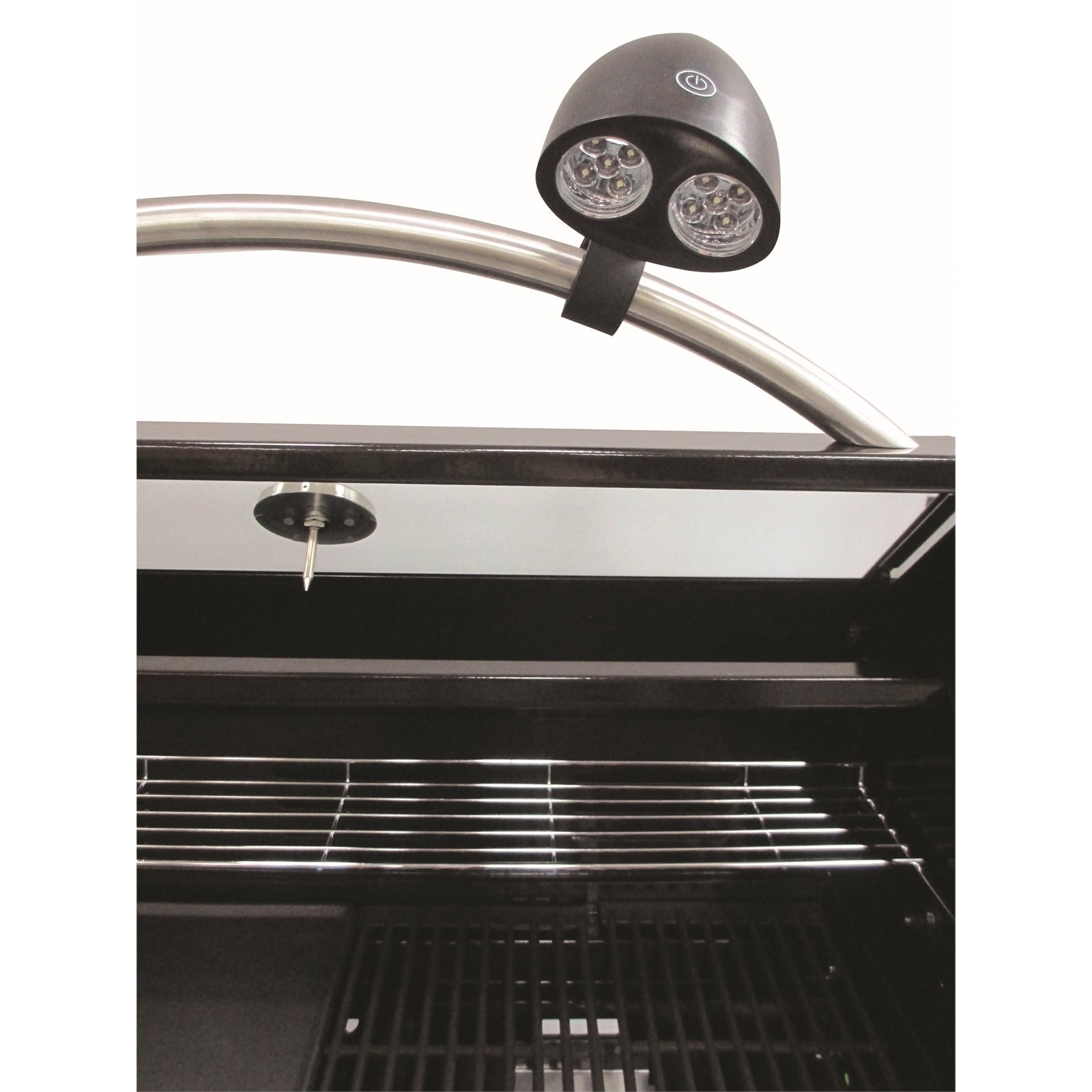 Gasmate BBQ Hood Handle LED Light - Portable Clip-On Grill Light, ABS