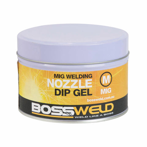 Bossweld 400g Nozzle Dip Gel - Water-Based MIG Anti-Spatter Tin