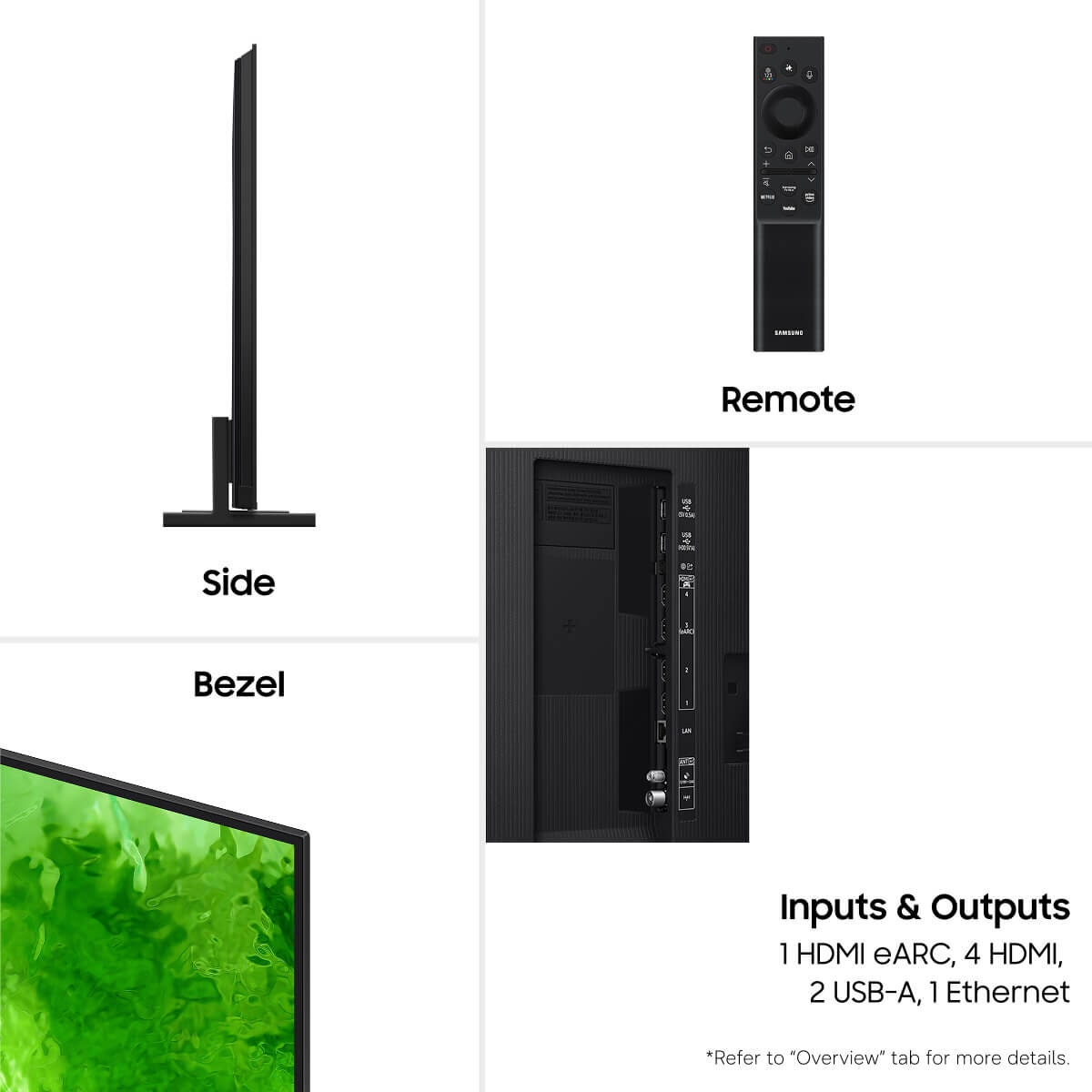 Samsung 75 Inch QN80H Neo QLED 4K Smart TV - Vision AI, Mini LED - QA75QN80HAWXXY