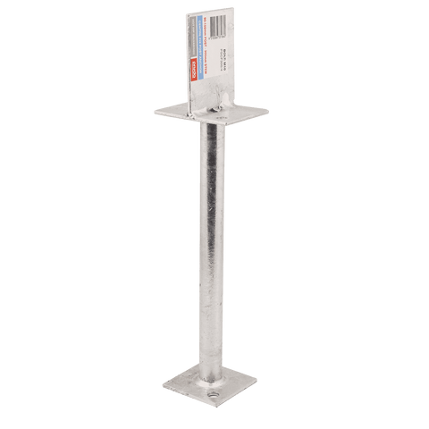 Pryda M10 300mm Centre Fix Half Stirrup Post Anchor, Hot Dip Galvanised Steel