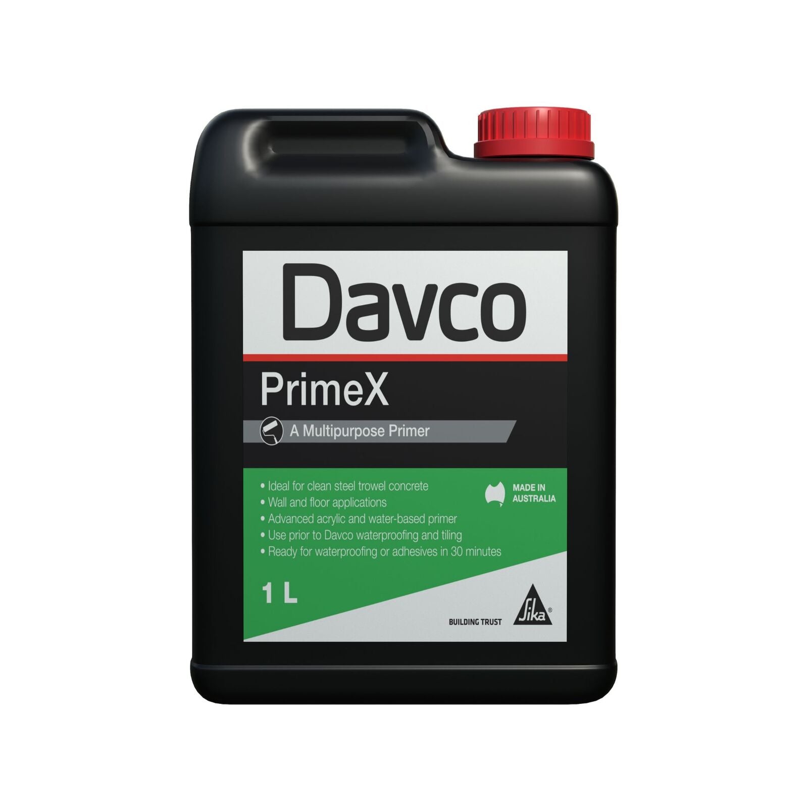 Davco 1L PrimeX Surface Primer Acrylic Liquid Indoor Outdoor