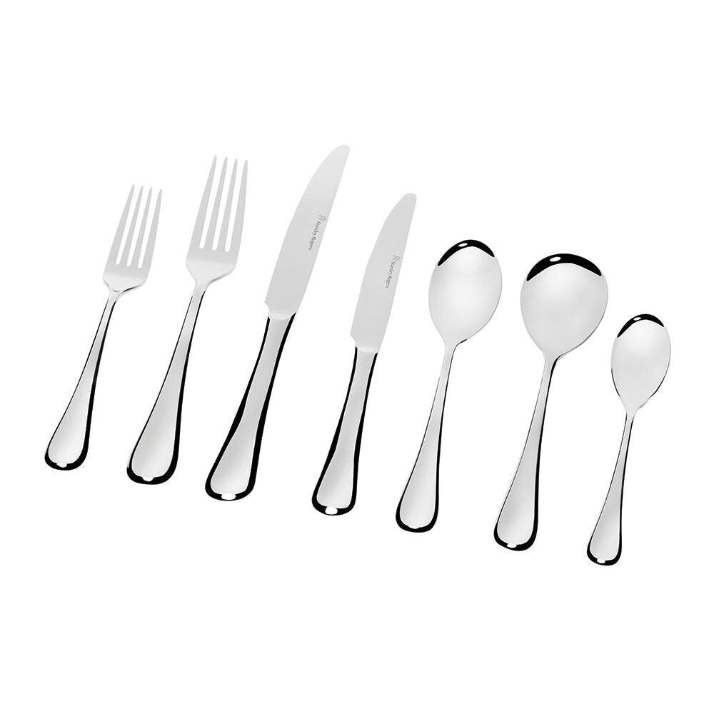 Stanley Rogers Chelsea 56 piece cutlery set - mirror finish, formal setting for eight - 50424