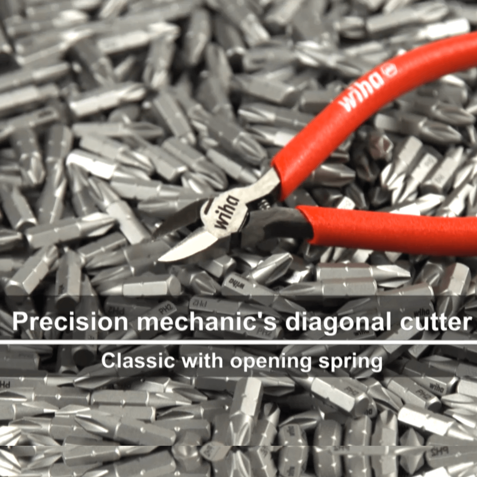 Wiha 125mm Hardened Steel Flush Diagonal Cutting Pliers Precision Mini
