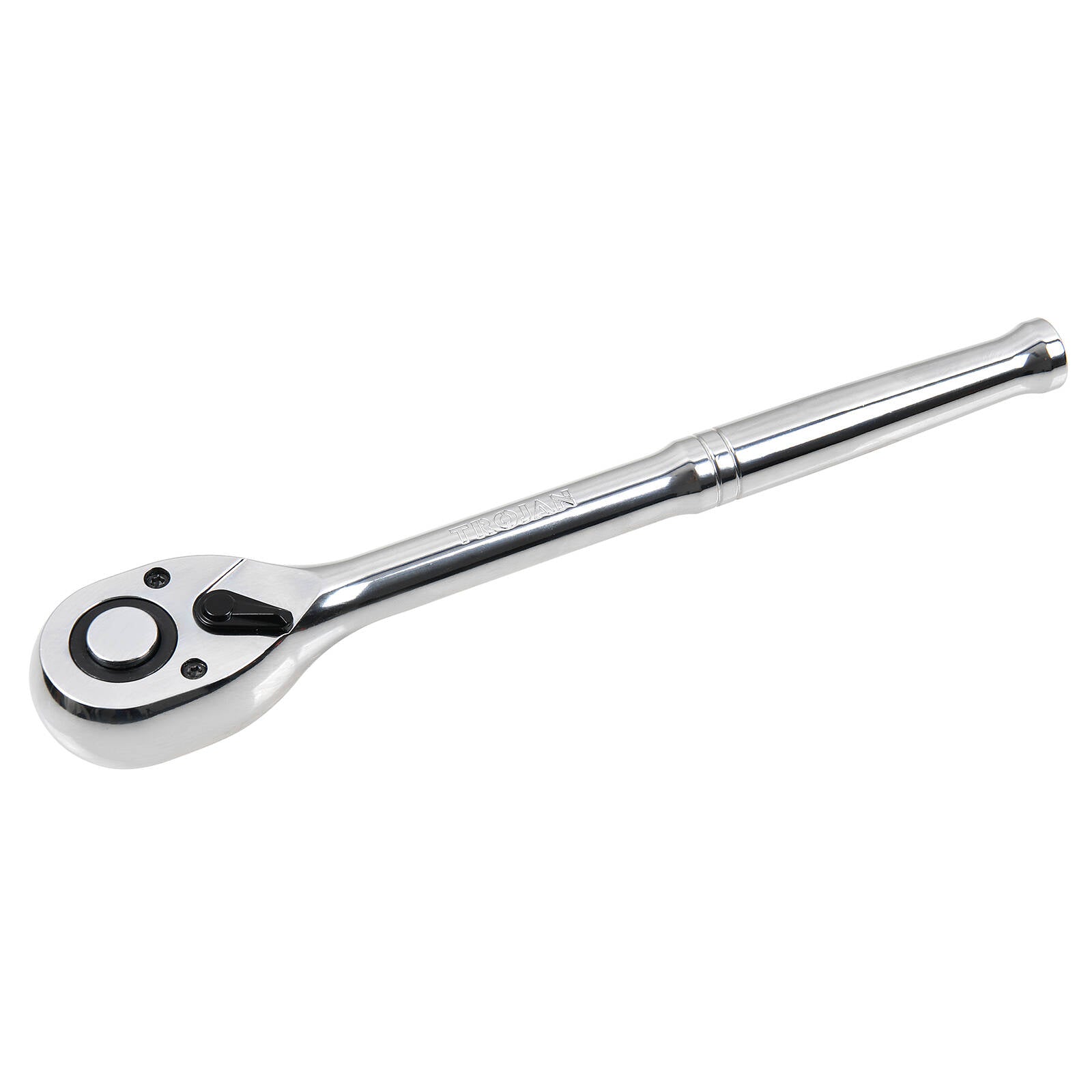 Trojan 1/2" Drive Ratchet, 72 Tooth Reversible Chrome Vanadium