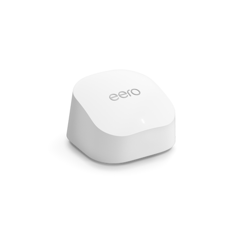 Amazon Eero 6 Dual Band Mesh Wi-Fi 6 Router 1 Pack - 1 Gbps - 140 m² - White - SuperSaverAU - view 1