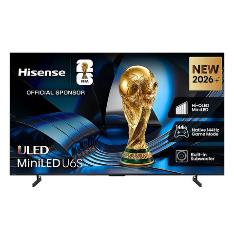 Hisense 50 Inch Mini-LED 4K Smart TV - Dolby Vision and Atmos, FreeSync Premium, VIDAA U9 - 50U6SAU