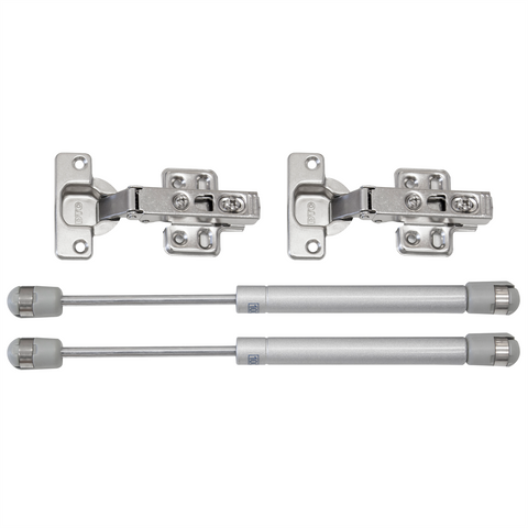Kaboodle Slimline Nickel Plated Cabinet Hinge Pack
